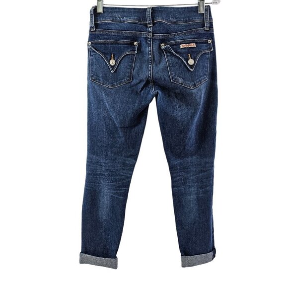 Hudson Ginny Straight with Cuff Distress Crop Low Rise Women’s Jeans - Size 25 - Picture 14 of 16